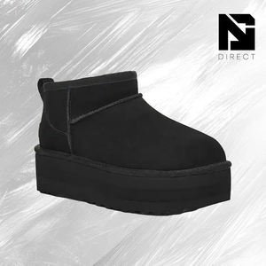 Botas de Plataforma Ultra Mini Clásicas Ugg para Mujer 'Negras', Dropshipping, Botas de Invierno de Moda para Mujer, Botas de Nieve de Lujo de Diseñador Ugg - Product Image 2