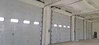 Porte de garage industrielle commerciale automatique à enroulement, en acier, coupe-vent, design chinois personnalisé, finie