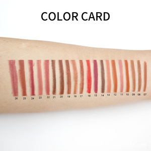<span class=keywords><strong>Crayon</strong></span> à <span class=keywords><strong>lèvres</strong></span> mat waterproof haute pigmentation, marque privée, 19 couleurs, végan, <span class=keywords><strong>longue</strong></span> <span class=keywords><strong>tenue</strong></span>, texture crémeuse - Product Image 4