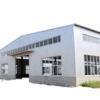 Almacén Moderno de Estructura de Acero Reforzado con Diseño de Gran Capacidad de Carga para Apilamiento de Mercancías Pesadas y Almacenamiento de Materia Prima Minera