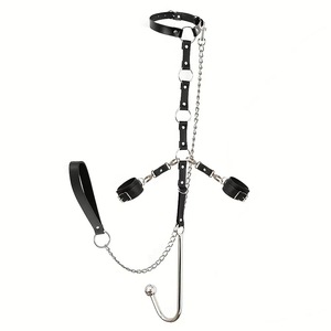 Gancho <span class=keywords><strong>Anal</strong></span> Ajustable BDSM con Cadena de Tracción, Juguete Sexual de Bondage para Coqueteo - Product Image 5