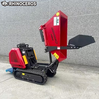 Rhinoceros XN800 920kg L-förmiger Mini-Dumper mit Kubota-Motor, Raupenlader, 0,26m Schaufelkapazität, Hydraulikpumpe, Ein Jahr Garantie
