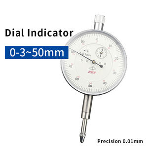 0.01mm yüksek hassasiyetli 0-50mm kadranlı gösterge ölçer yüksek hassasiyetli ölçüm araçları - Product Image 2