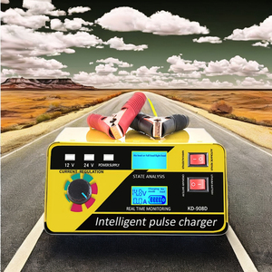 Chargeur de batterie automatique intelligent 12V 24V, chargeur de batterie de voiture 12V 24V 20A, chargeur universel pour batteries au lithium GEL AGM EFB et batteries au plomb-acide - Product Image 5