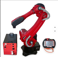 Bras de robot industriels à 6 axes avec intelligence artificielle PLC et composant de base de moteur universels