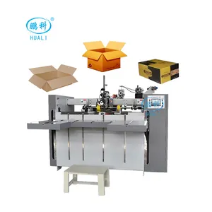 Chinese factory direct sales semi-automatic box stapling machine cardboard stitching machine carton making machine