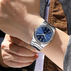 <span class=keywords><strong>Montre</strong></span> Homme IIK 1385 de Marque Tendance, Analogique à Quartz, Bracelet en Acier Allié, Aiguilles Lumineuses, Date Automatique, Étanche – Soldes Exceptionnelles - Product Image 5