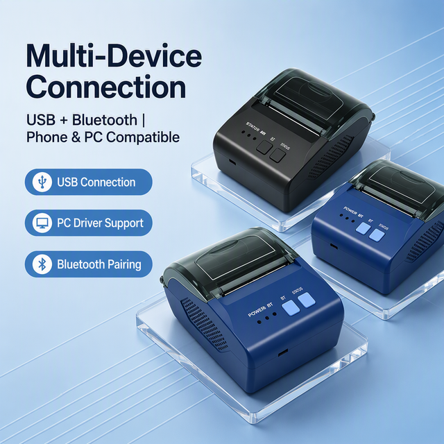 Portable 58mm Thermal Receipt Printer Type-c