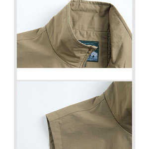 Chất lượng tốt 2 XL áo khoác áo khoác làm việc Mens bảo hộ lao động người đàn ông đa túi không tay vest - Product Image 6