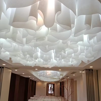 Lustre de plafond moderne nordique personnalisé, éclairage suspendu de luxe pour hall d'hôtel, salle de banquet, centre commercial, club-house