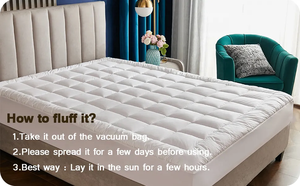 <span class=keywords><strong>Surmatelas</strong></span> en fibre de polyester de luxe 180x200cm - Product Image 5