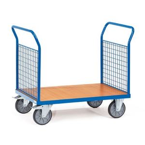 गोदाम डिजाइन ओम आपूर्तिकर्ता के लिए भारी शुल्क धातु स्टील लॉजिस्टिक ट्रॉली - Product Image 3