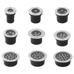 Lumière LED Souterraine 5000K Lumière du Jour IP65 Encastrée en Acier Inoxydable Éclairage Paysager Type III avec Détecteur de Mouvement - Product Image 1