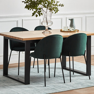 Vintage <strong>Rectangular</strong> Solid Wood Metal Frame Dinning <strong>Table</strong> Modern <strong>Dining</strong> <strong>Table</strong> Designs