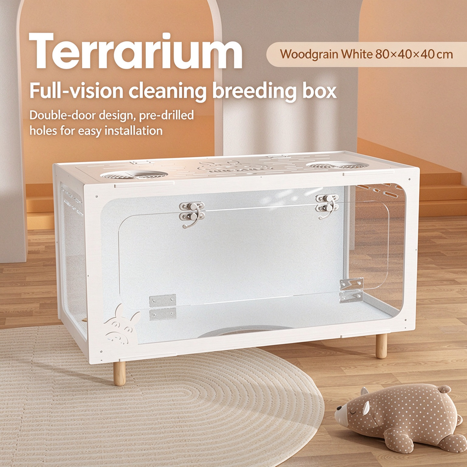 Small Pet House, Hamster Cage, Mini Enclosure, Pet Landscape Villa ...