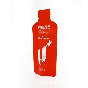 Lozione con stampa personalizzata per cosmetici campione di olio di alcool piccole bustine per imballaggio borsa a forma di crema in plastica