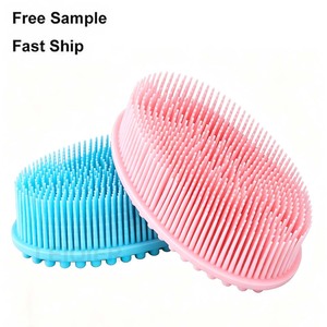 Exfoliante Corporal de Silicona con Logotipo Personalizado, Cepillo de Baño Suave para Exfoliar el Cuerpo, para Mujeres y Hombres, Limpieza Corporal - Product Image 1