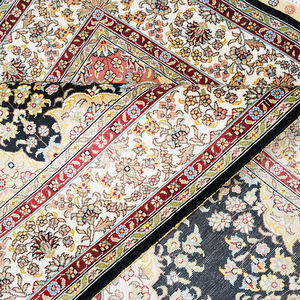 82x122cm <strong>Turkish</strong> Style <strong>Rug</strong> Indian <strong>Uk</strong> Turkey Area Persian Nain Export Silk Carpet Hand-made - Product Image 4