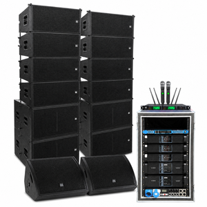 Sistema de Sonido PA Completo DBK LS2210 con Altavoz Line Array y Subwoofer para Iglesia, Bodas y Espectáculos en Vivo LS2210+E18 de 10 Pulgadas - Product Image 1