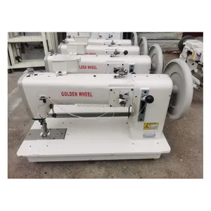 Used Golden Wheel CS-243 Single Needle Unison Feed Heavy Duty Sewing Machine for Bags Sofas