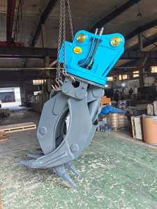 SLN <span class=keywords><strong>Grappin</strong></span> rotatif universel pour excavatrice, attache hydraulique multifonctionnelle pour bois, à faible taux de défaillance, pour ferme, autoroute et forêt - Product Image 2