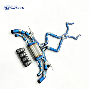 ระบบท่อไอเสียแคทแบคไทเทเนียมประสิทธิภาพสูงสำหรับ BMW F85 X5M S63 4.4T V8 พร้อมวาล์วควบคุมเสียงแบบติดตั้งโดยตรง พร้อมรีโมท - Product Image 6
