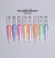 Abrltino Gel de construction crémeux sans Hema sans Tpo Gel d'extension dur à basse température personnalisé pour salon de manucure