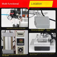 Nova Máquina de Impressão Elétrica Automática de Placa Plana com Prensa Térmica para Estampagem a Quente e Bronzing em Papel, Couro e Caixas de Sapato