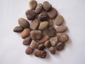 Unpolished Black <strong>River</strong> Pebble Landscape <strong>Stone</strong> by Refine <strong>Stone</strong> Natural Round Cobble <strong>Polished</strong> Finish - Product Image 3