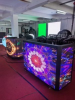 Pantalla LED para Cabina de DJ con SDK para Uso en Aeropuertos y Tiendas Minoristas, Soporte de Escritorio Portátil