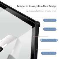 Bingkai Lightbox LED Persegi Panjang dari Paduan Aluminium Ultra Tipis dengan Desain Dekoratif untuk Papan Iklan dan Display