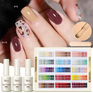 Kit di Smalti Gel 135 Colori, Collezione per Produttori di Unghie, Etichetta Privata OEM, Smalto Gel UV Personalizzato Rosso e Blu, Set di Smalti Gel Senza TPO e HEMA - Product Image 2
