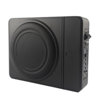 Subwoofer actif audio de voiture de 10 pouces avec amplificateur 12V Subwoofer de siège de voiture portable et klaxon de haut-parleur sous le subwoofer de siège