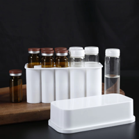 Kotak Vial untuk Pengumpulan Sampel 10 mL 20 mL, Paket 10 Vial; Vial 10 mL untuk Bubuk Liofilisat Peptida, Plastik PP