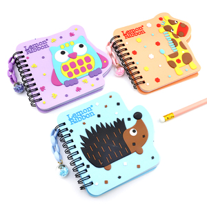 Chất Lượng Cao Thiết Kế Mới Thời Trang Sáng Tạo <span class=keywords><strong>3D</strong></span> Mini Silicon Bìa Trẻ Em Duy Nhất B5 Hàng Ngày Chương Tính Xách Tay Túi Xoắn Ốc Máy Tính Xách Tay Với Mặt Dây Chuyền - Product Image 2