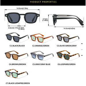 Custom Logo 2026 Trendy Men Women Full Rim Rivets Sun Glasses UV400 TR90 <b>Frames</b> <b>Square</b> <b>Sunglasses</b> - Product Image 5