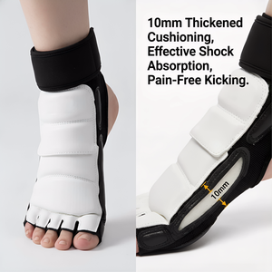 Guantes de Taekwondo Ligeros de Alta Calidad y Juego de Protectores de Pies con Soporte para Tobillos, Equipo de Protección para Artes Marciales y Kickboxing - Product Image 4