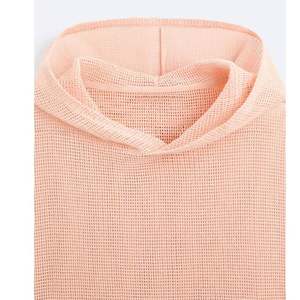 T-shirt et sweat à capuche tricotés personnalisés pour homme, motif uni, maille, coupe oversize, 180g, 100% polyester, design vierge - Product Image 6