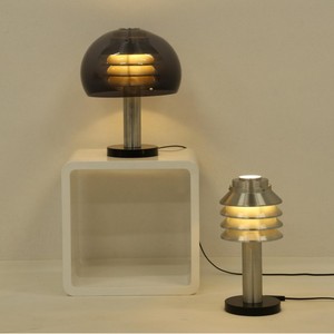 Lampe de table moderne en forme de champignon, lumière LED E27, lampe de bureau pour chambre à coucher, design minimaliste de style nordique - Product Image 4