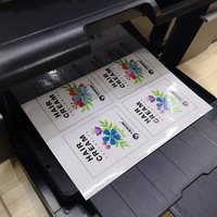YESION Vente en gros de feuilles de film transparent autocollant PET A4 imprimables, papier autocollant pour imprimante jet d'encre 8,5"x11"