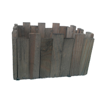 Desain kerajinan garis kotak kayu pot bunga kayu elegan & penanam untuk Taman & Rumah Untuk bunga & penanaman