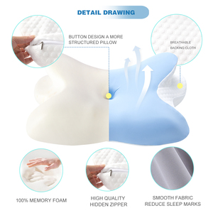 SAIEN Sleeping Cervical <strong>Pillow</strong> Neck <strong>Shoulder</strong> Pain Relief Orthopedic Support <strong>Pillows</strong> Contour Memory Foam <strong>Pillow</strong> - Product Image 5
