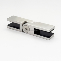 Stainless Steel Glass Clamp for Railing System Contemporary 304/316 Hotel Balcony Stair Rust Resistant Handrail Accessories