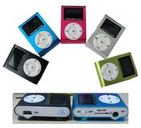 Lecteur MP3 avec clip d'écran, batterie Li intégrée, radio FM, mini design, corps en métal, cinq couleurs
