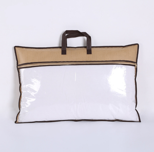 <span class=keywords><strong>Borsa</strong></span> per Cuscini in Tessuto Non Tessuto, Sacchetto in Plastica con Cerniera Trasparente in PVC per Conservazione Domestica - Product Image 5