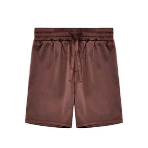 Ensemble de 2 pièces en soie de luxe avec logo africain personnalisé, mode estivale pour hommes, chemise et short en satin - Product Image 4