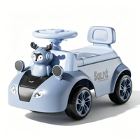 Voiture à pousser pour enfant, 4 roues, trotteur pour tout-petits, véhicule de jeu sûr, excellent cadeau d'anniversaire pour les enfants de 1 à 3 ans