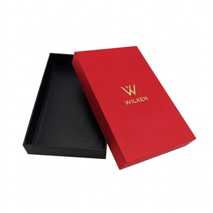 Gold Foil Stamping 2 Piece Cardboard Rigid <strong>Box</strong> Luxury Two Piece <strong>Removable</strong> Lid <strong>Box</strong> with Cardboard Lid - Product Image 2