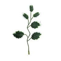 Produsen Grosir Asal Cina Daun Natal Simulasi Sablon Sutra Ukuran Besar/Sedang/Kecil; Tanaman Hias Buatan