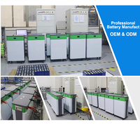 Batterie au lithium 30 kWh à sortie d'usine, système de stockage d'énergie domestique 51,2 V 600 Ah, batterie LiFePO4 sur pied 5 kWh 15 kWh 16 kWh